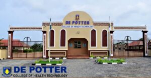 De Potter College of Health Technology Form 2025/2026
