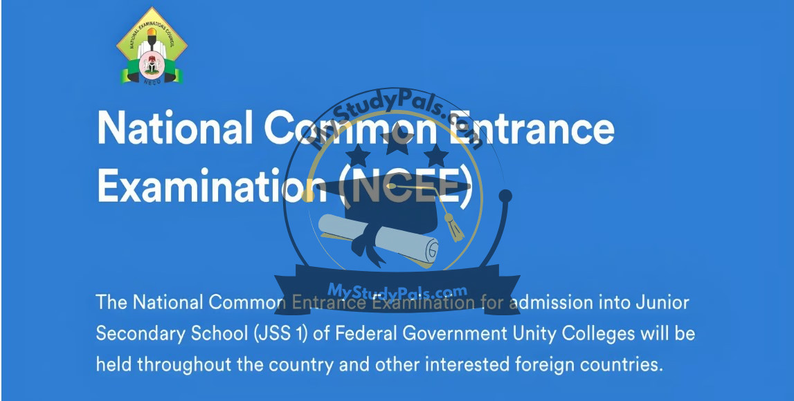 Common Entrance Exam Registration Form 2025 for Unity Schools - MyStudyPals.com