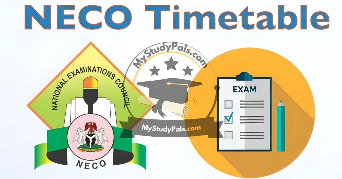 NECO Timetable 2025 June July Exam Official Authentic - MyStudyPals.com